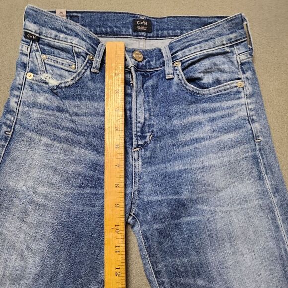Citizens of Humanity Rocket jeans High Rise Skinny Sz 25 Distressed - Picture 15 of 16